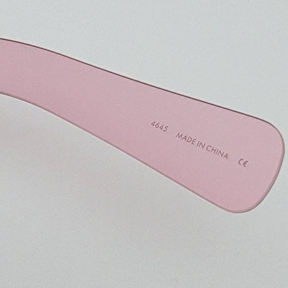Garrett Leight Hampton Shield Crystal Pink Frame and Lens Sunglasses w/ Case main image 15